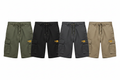 4 Color Cargo Shorts Flat Lay