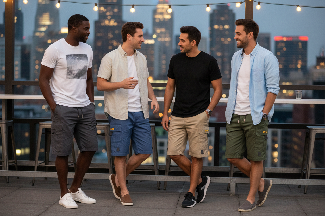Men's Cargo Shorts – Large Pocket Utility Shorts