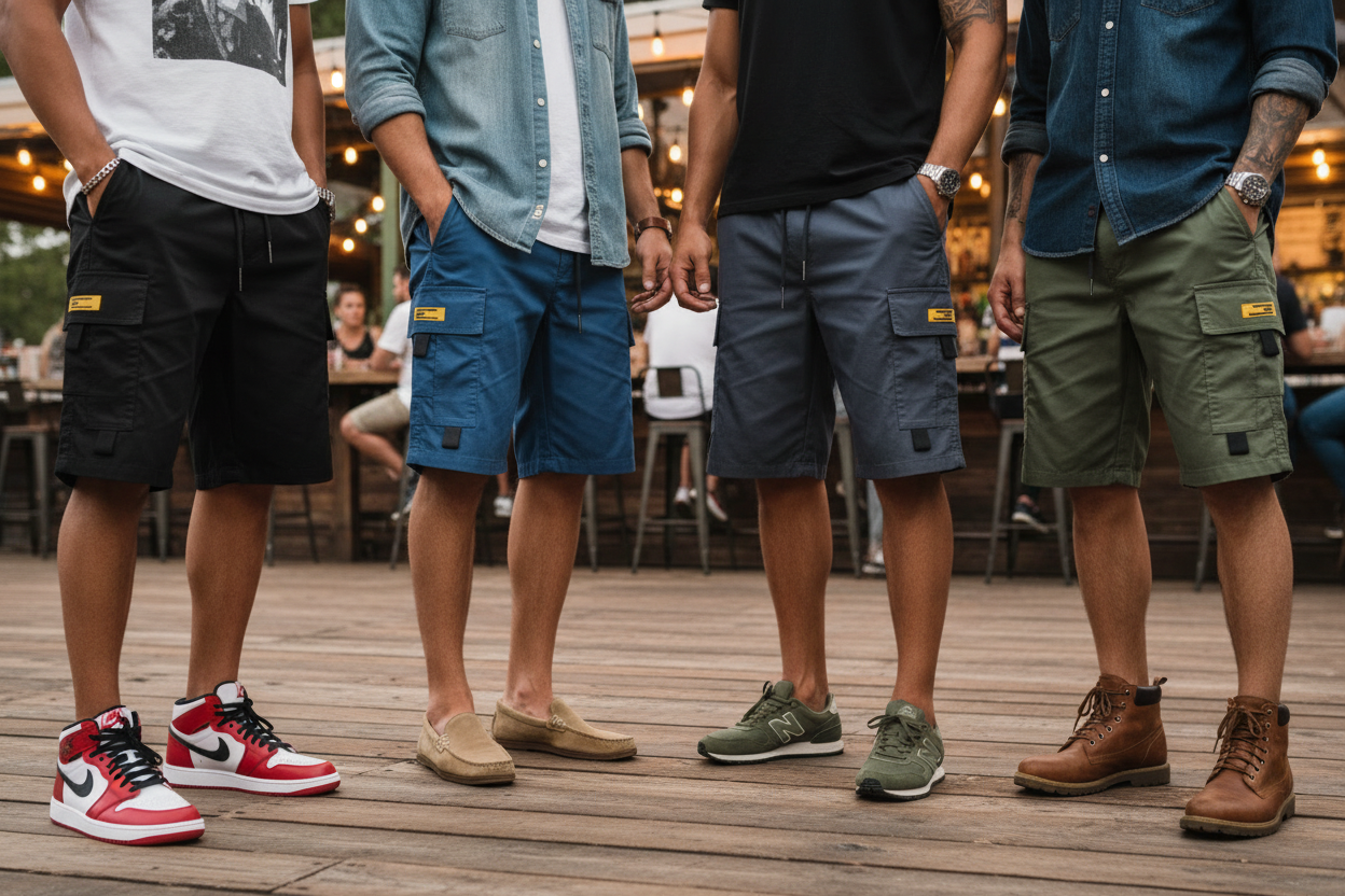 Men's Cargo Shorts – Large Pocket Utility Shorts