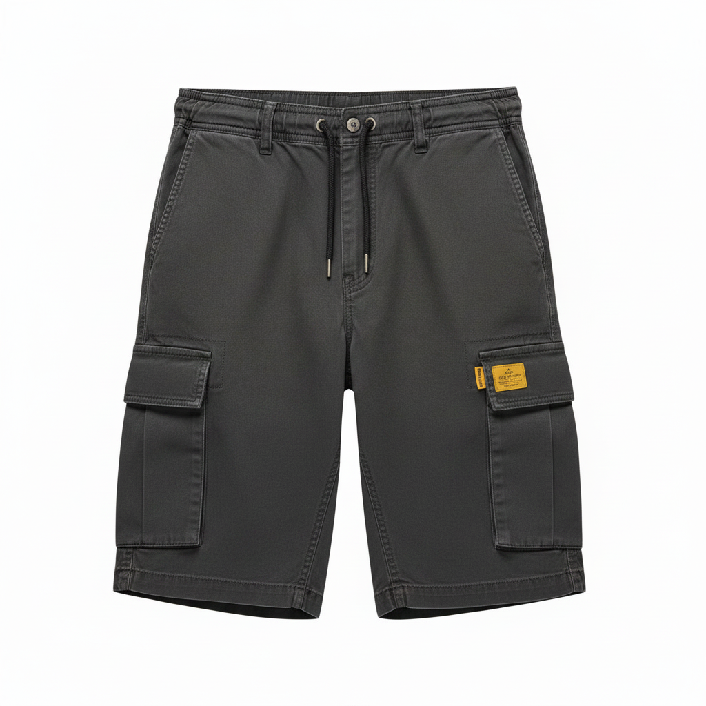 Dark Gray Cargo Shorts