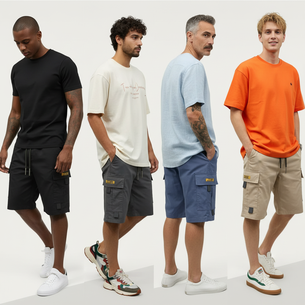 Editorial Cargo Shorts Lookbook