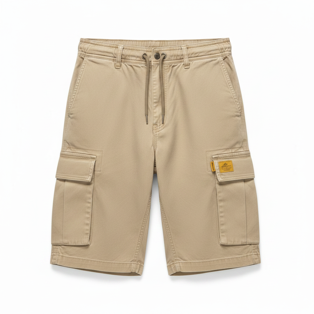 Khaki Cargo Shorts