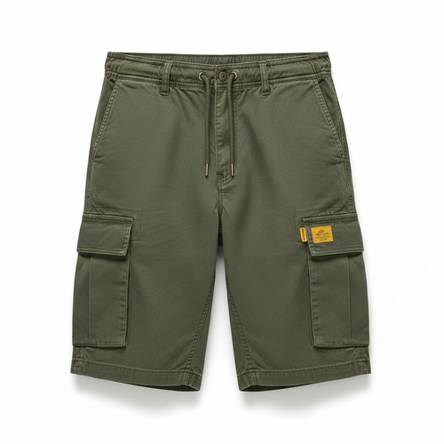 Olive Green Cargo Shorts